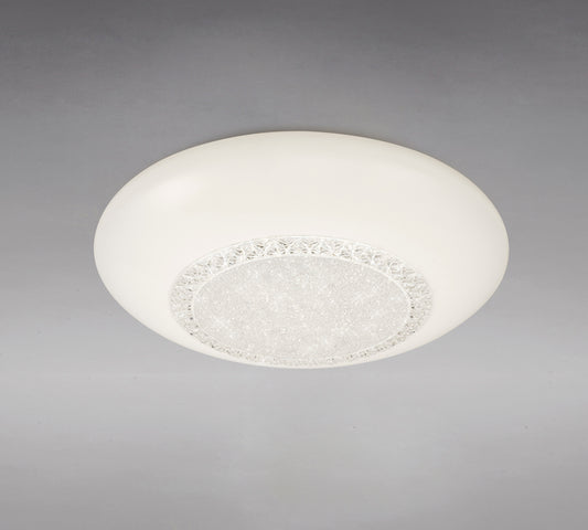 M6235 Mantra Opera Crystal LED Ceiling Flush White