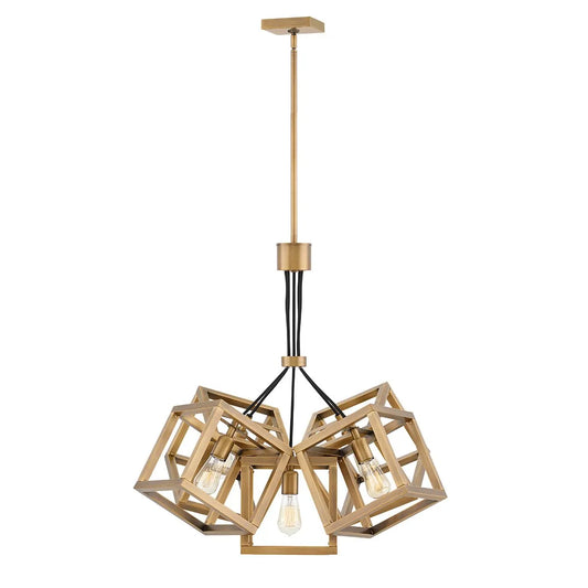 Quintessentiale Ensemble 5 Light Brushed Bronze Pendant QN-ENSEMBLE5P-BB