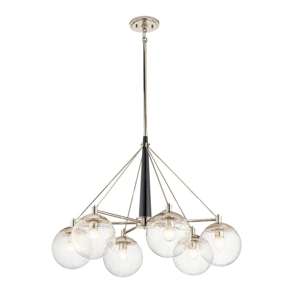 Quintessentiale Marilyn 6 Light Chandelier in Polished Nickel QN-MARILYN6