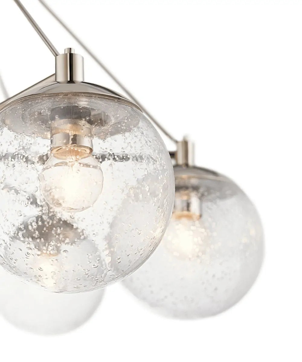 Quintessentiale Marilyn 6 Light Chandelier in Polished Nickel QN-MARILYN6