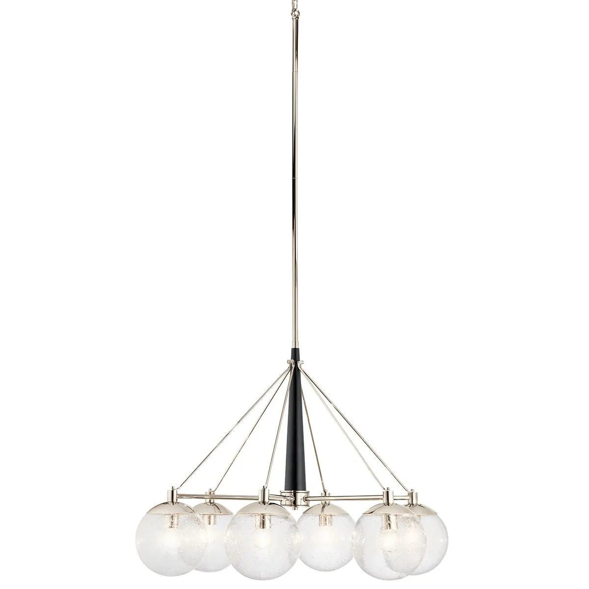 Quintessentiale Marilyn 6 Light Chandelier in Polished Nickel QN-MARILYN6