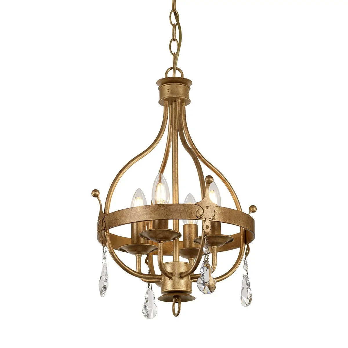 Elstead Windsor 4lt Pendant Gold Patina ELS/WINDSOR4