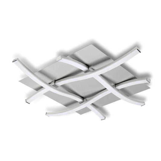 M4984 Mantra Nur Non-Dimmable LED 1 Light Square Ceiling Flush Fitting