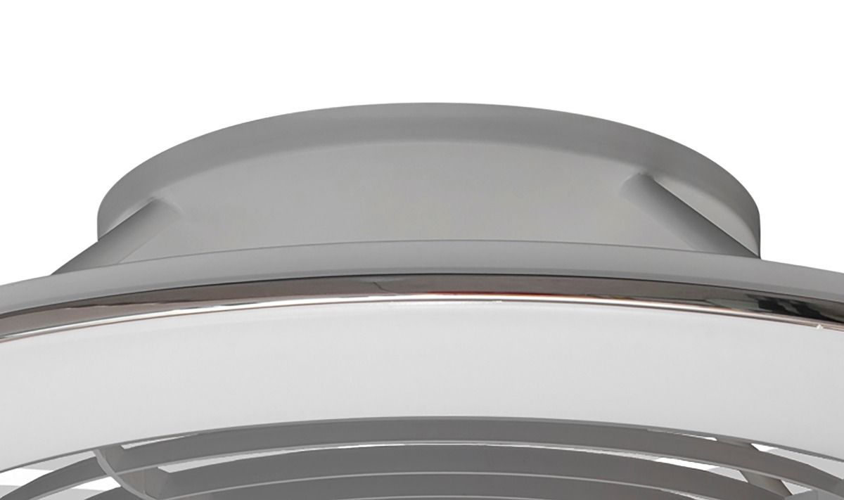 M7491 Mantra Alisio XL Silver Ceiling Fan 95W LED Light Dimmable Remote Controlled