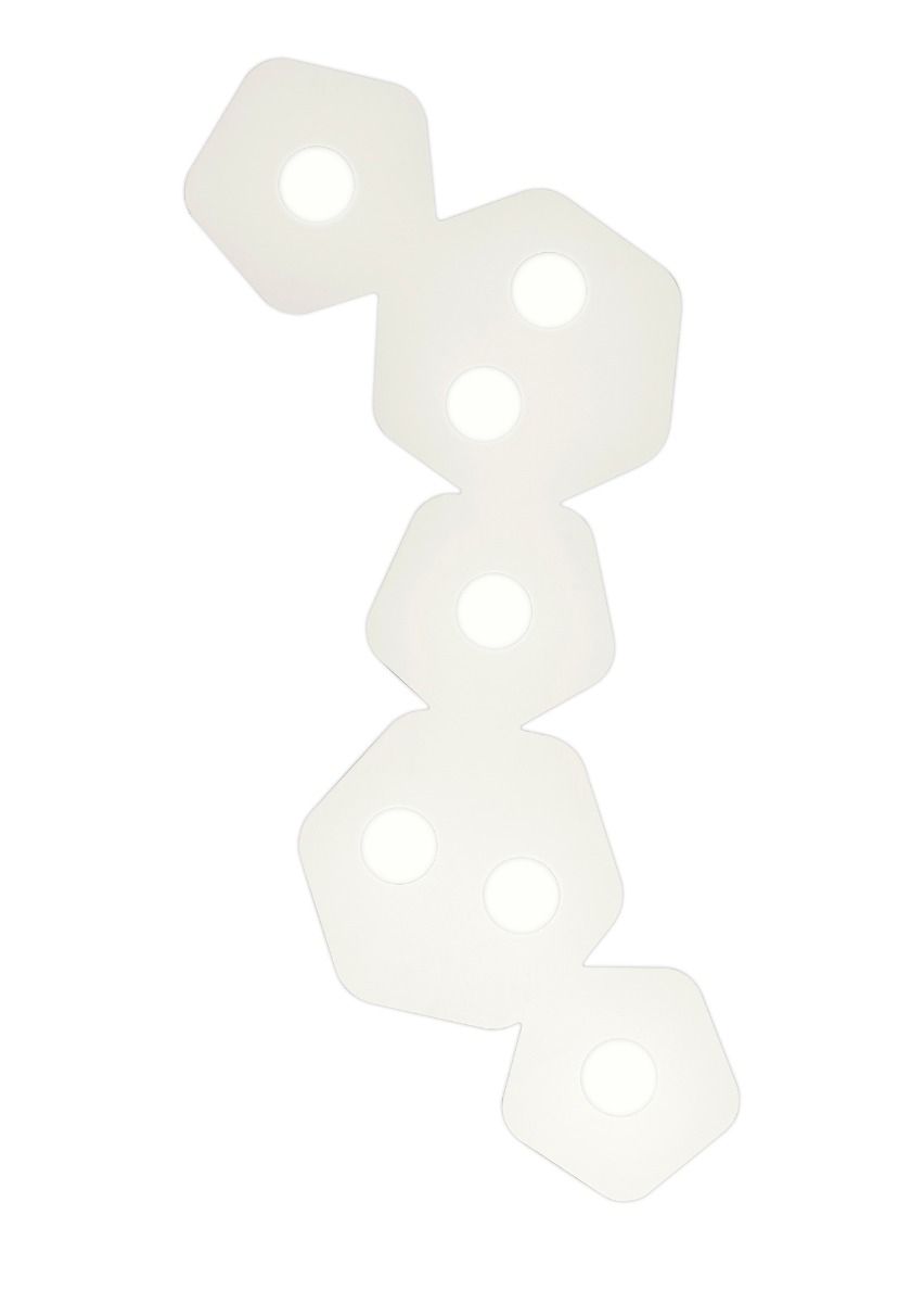 M6640 Mantra Area 7 Light Flush Ceiling Fitting GX53 Sand White