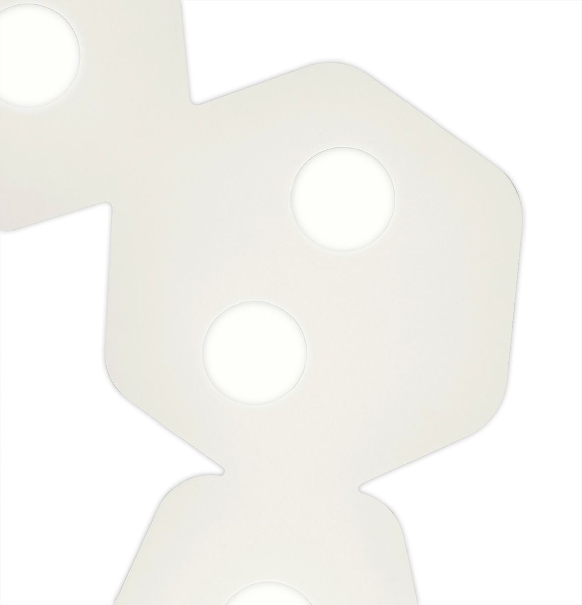 M6640 Mantra Area 7 Light Flush Ceiling Fitting GX53 Sand White