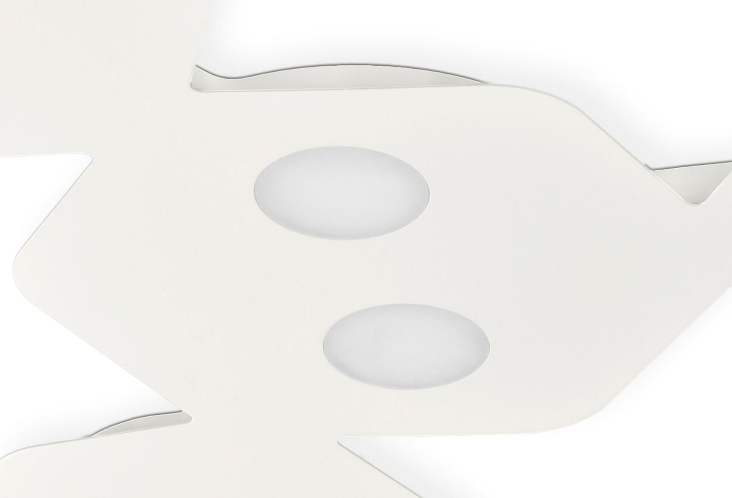 M6641 Mantra Area 5 Light Flush Ceiling Fitting GX53 Sand White