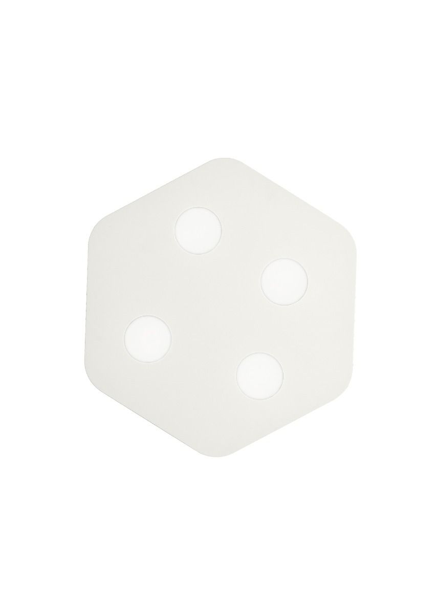 M6642 Mantra Area 4 Light Flush Ceiling Fitting GX53 Sand White