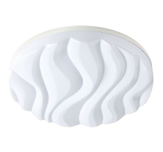 M5040 Mantra Arena Ceiling Wall Light Large Round 45W LED IP44 3000K 4050lm Matt Acrylic