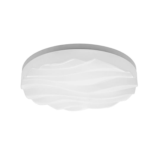 M5041 Mantra Arena Ceiling Wall Light Medium Round 36W LED IP44 3000K 3240lm Matt Acrylic