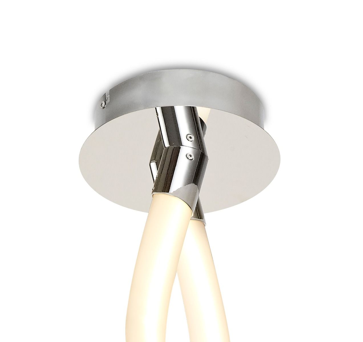 M6720 Mantra Armonia Large Semi Flush Ceiling Fitting 60W LED 3000K 4500lm White Chrome