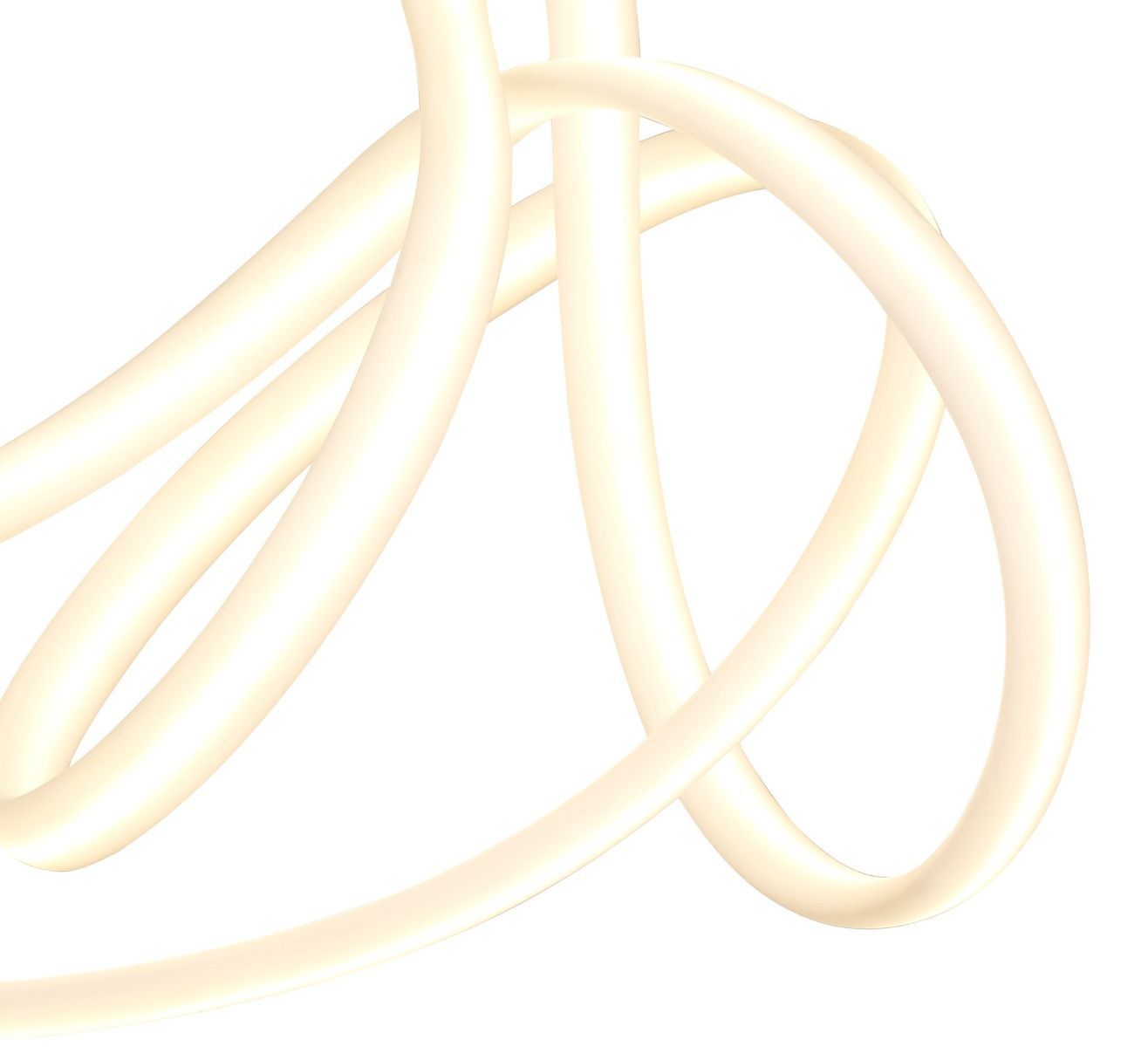 M6720 Mantra Armonia Large Semi Flush Ceiling Fitting 60W LED 3000K 4500lm White Chrome