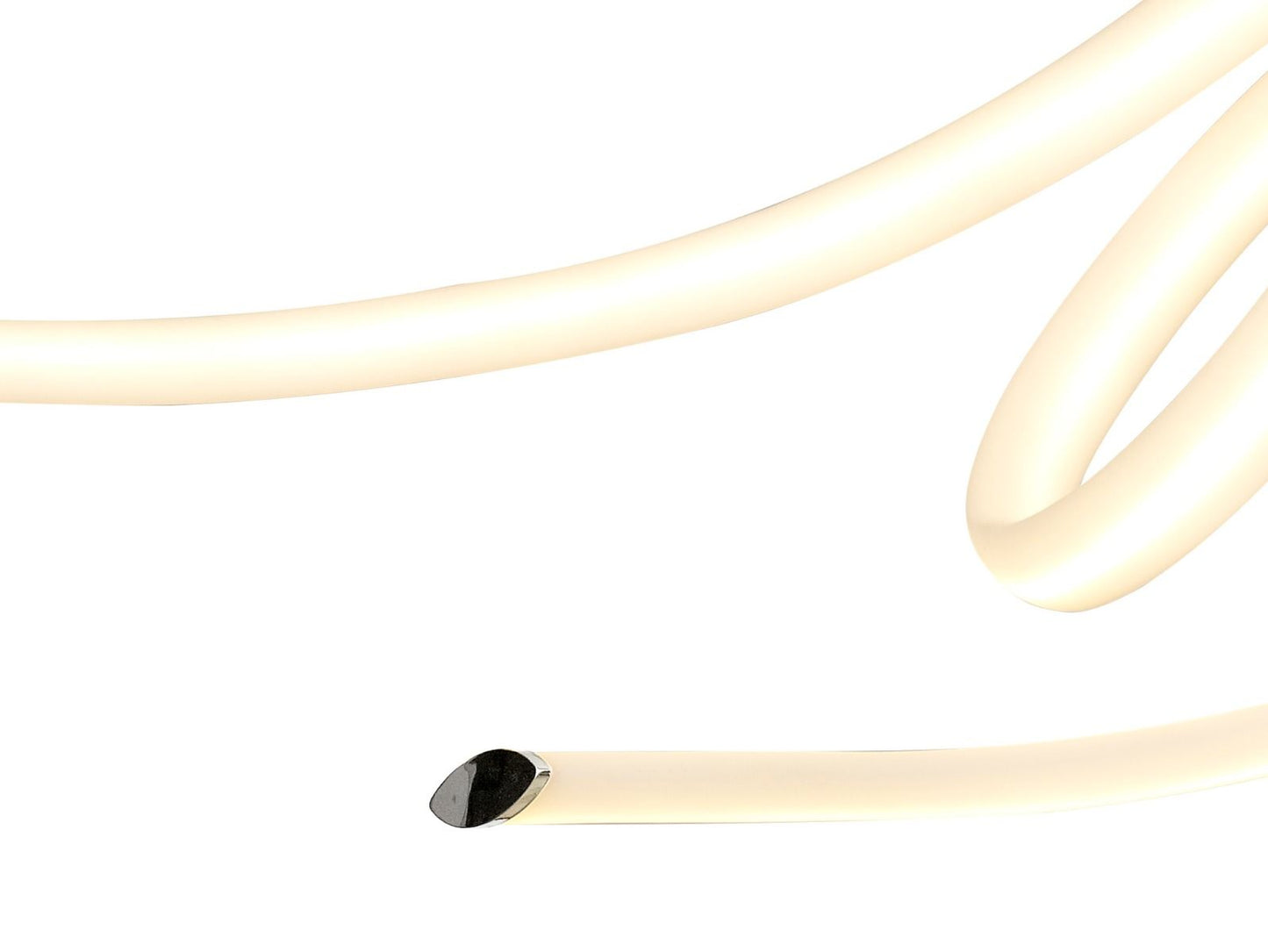 M6720 Mantra Armonia Large Semi Flush Ceiling Fitting 60W LED 3000K 4500lm White Chrome