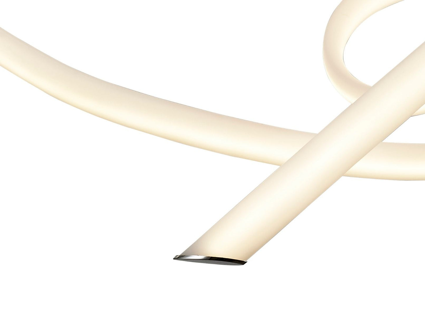 M6721 Mantra Armonia Medium Semi Flush Ceiling Fitting 60W LED 3000K 4500lm White Chrome