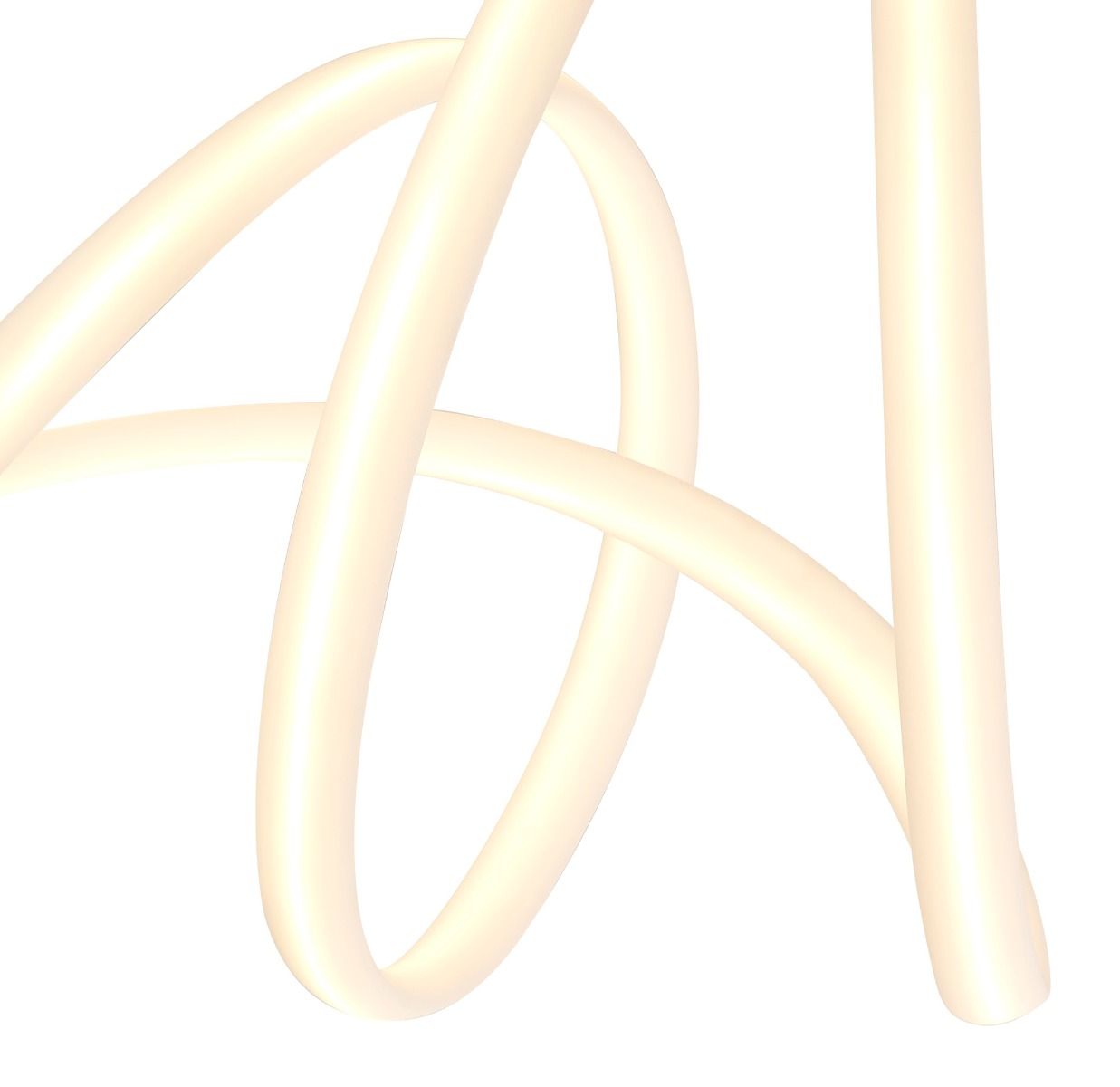 M6722 Mantra Armonia Semi Flush Ceiling Fitting 60W LED 3000K 4500lm White Chrome