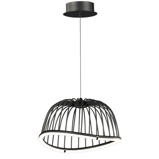 M6685 Mantra Celeste Small Ceiling LED Black Pendant