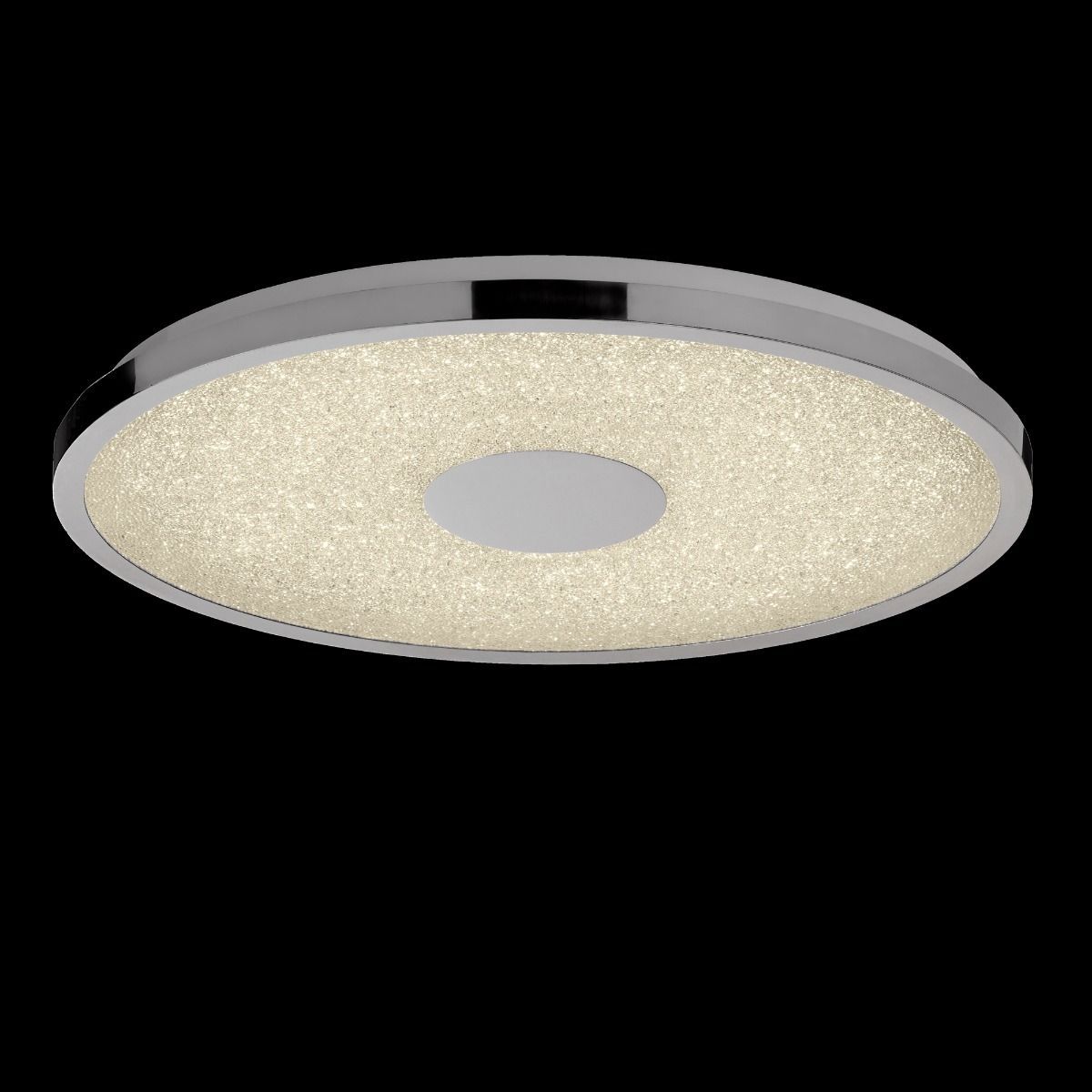 M5930 Mantra Centara 48cm LED Flush Ceiling Fitting Polished Chrome Remote Control Tuneable 3000K-6500K