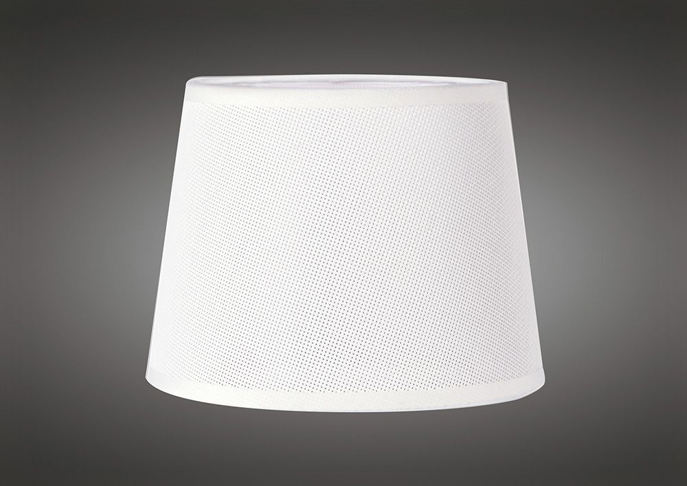 M5237 Mantra Habana White Round Shade 200 x 152mm Suitable for Wall Lamps