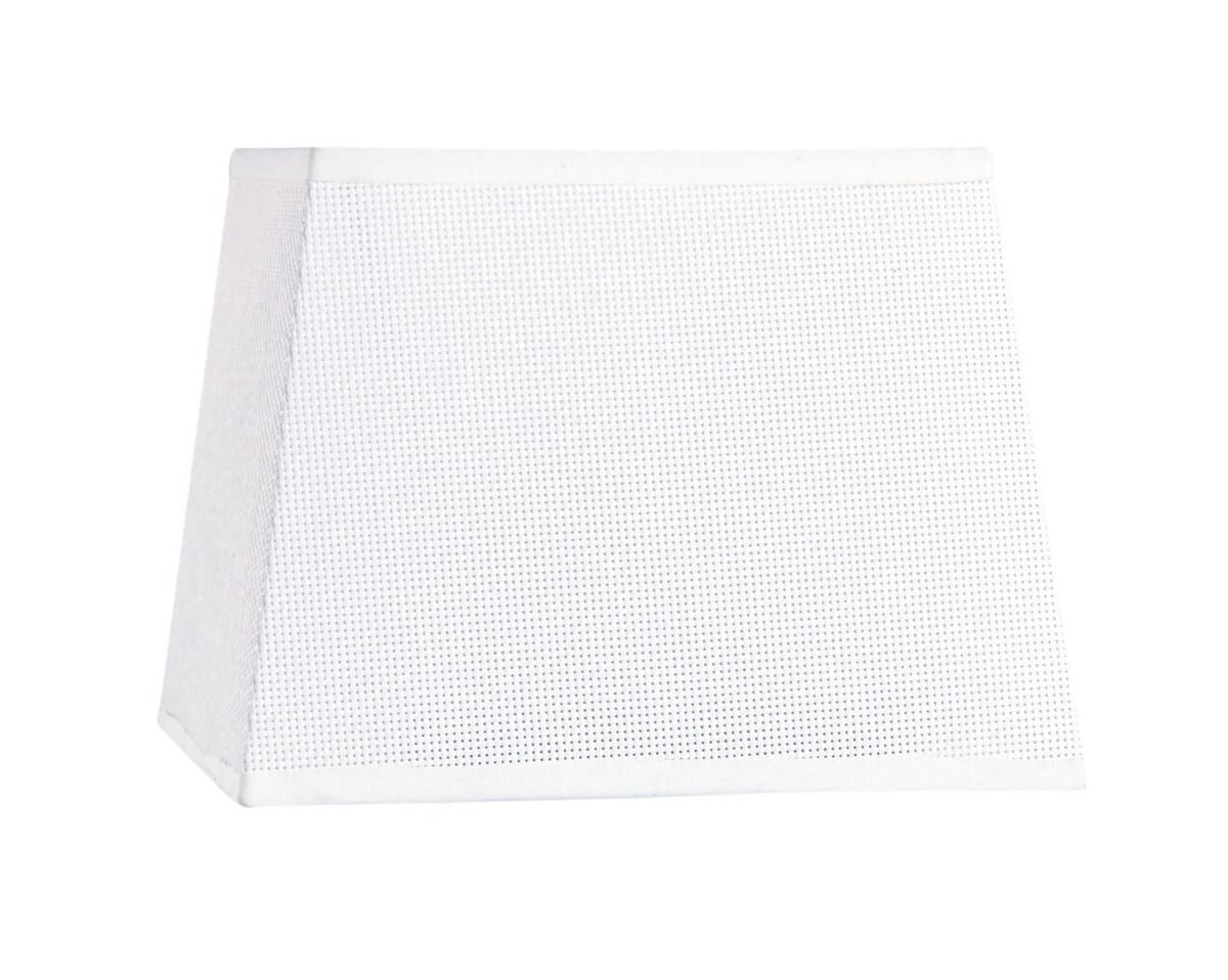 M5239 Mantra Habana White Square Shade 160 200 x 152mm Suitable for Wall Lamps