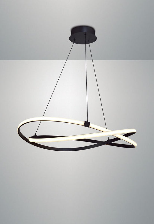 M5391 Mantra Infinity 1Lt LED Brown Oxide Large Pendant Ceiling Light