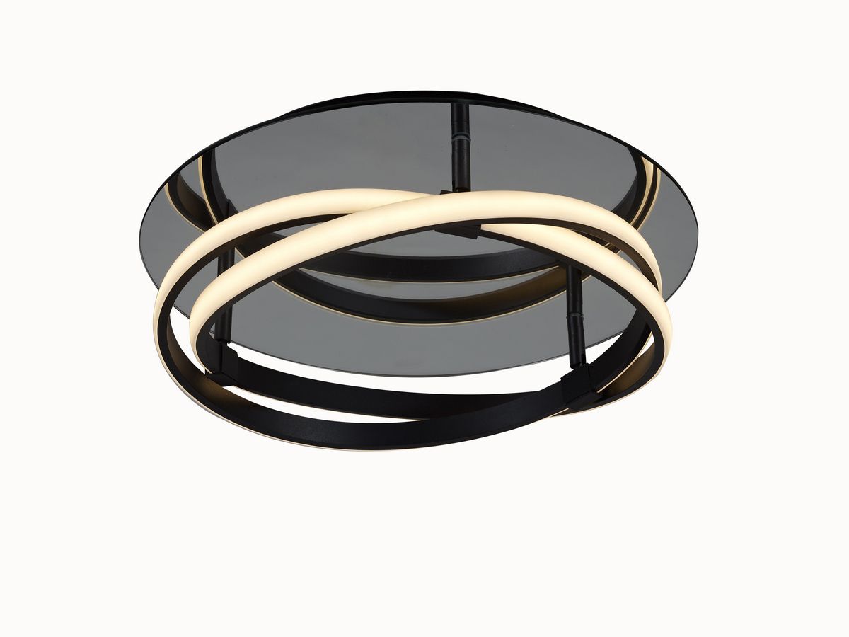 M5392 Mantra Infinity 1Lt LED Brown Oxide Flush Ceiling Light