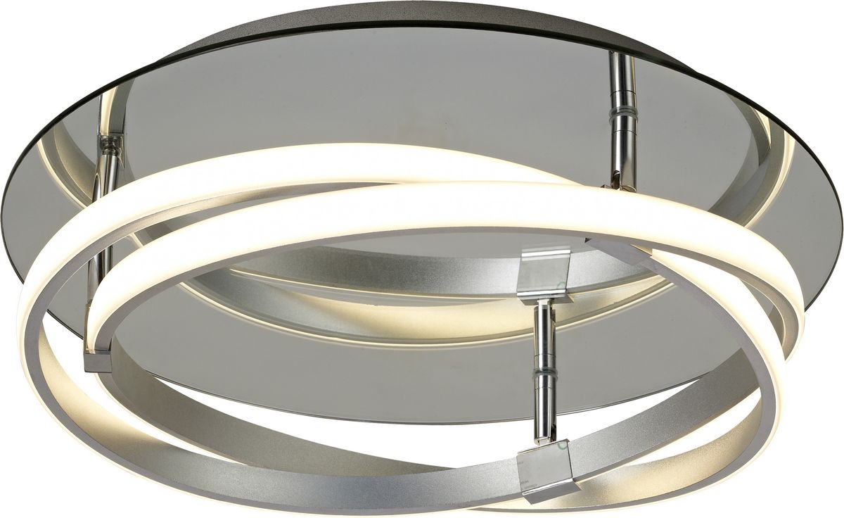 M5382 Mantra Infinity 1Lt LED Polished Chrome Flush Ceiling Light
