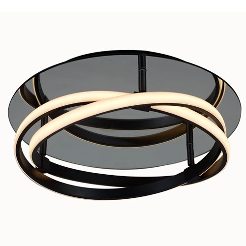 M5392 Mantra Infinity 1Lt LED Brown Oxide Flush Ceiling Light