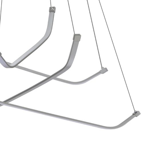 M5570 Mantra Papua 1Lt LED Polished Chrome Pendant