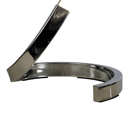 M5574 Mantra Papua 1Lt LED Silver Table Lamp