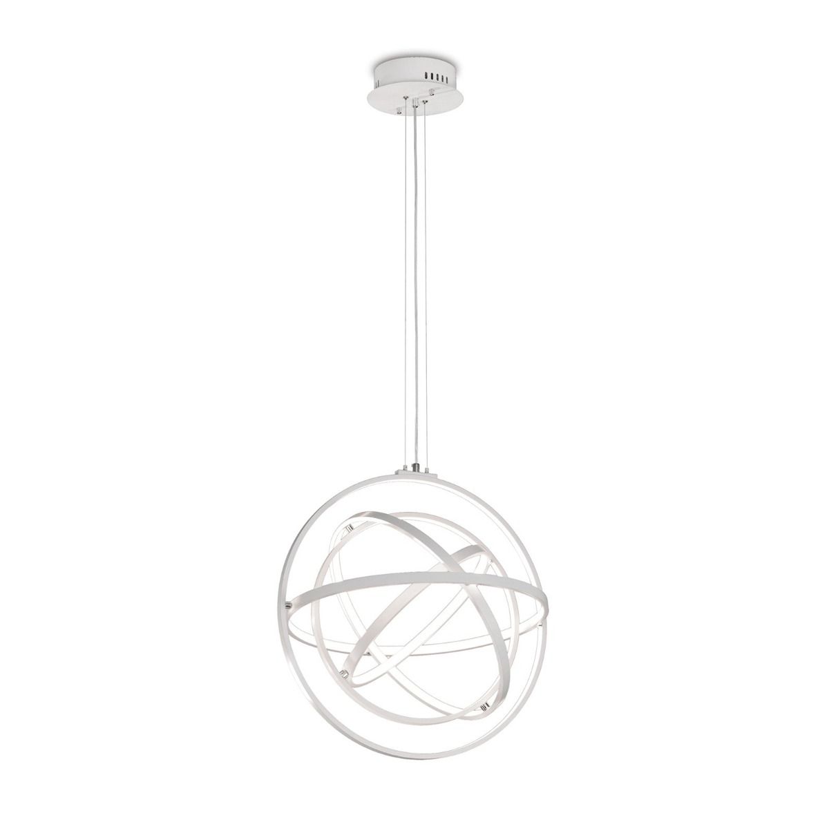 M5741 Mantra Orbital LED Ceiling Pendant 5 Light White