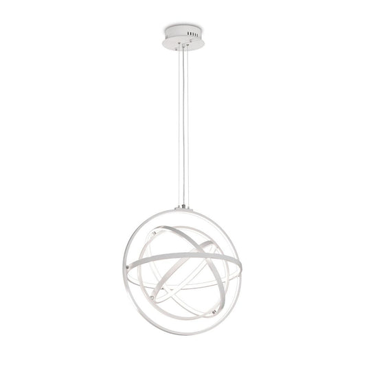 M5741 Mantra Orbital LED Ceiling Pendant 5 Light White
