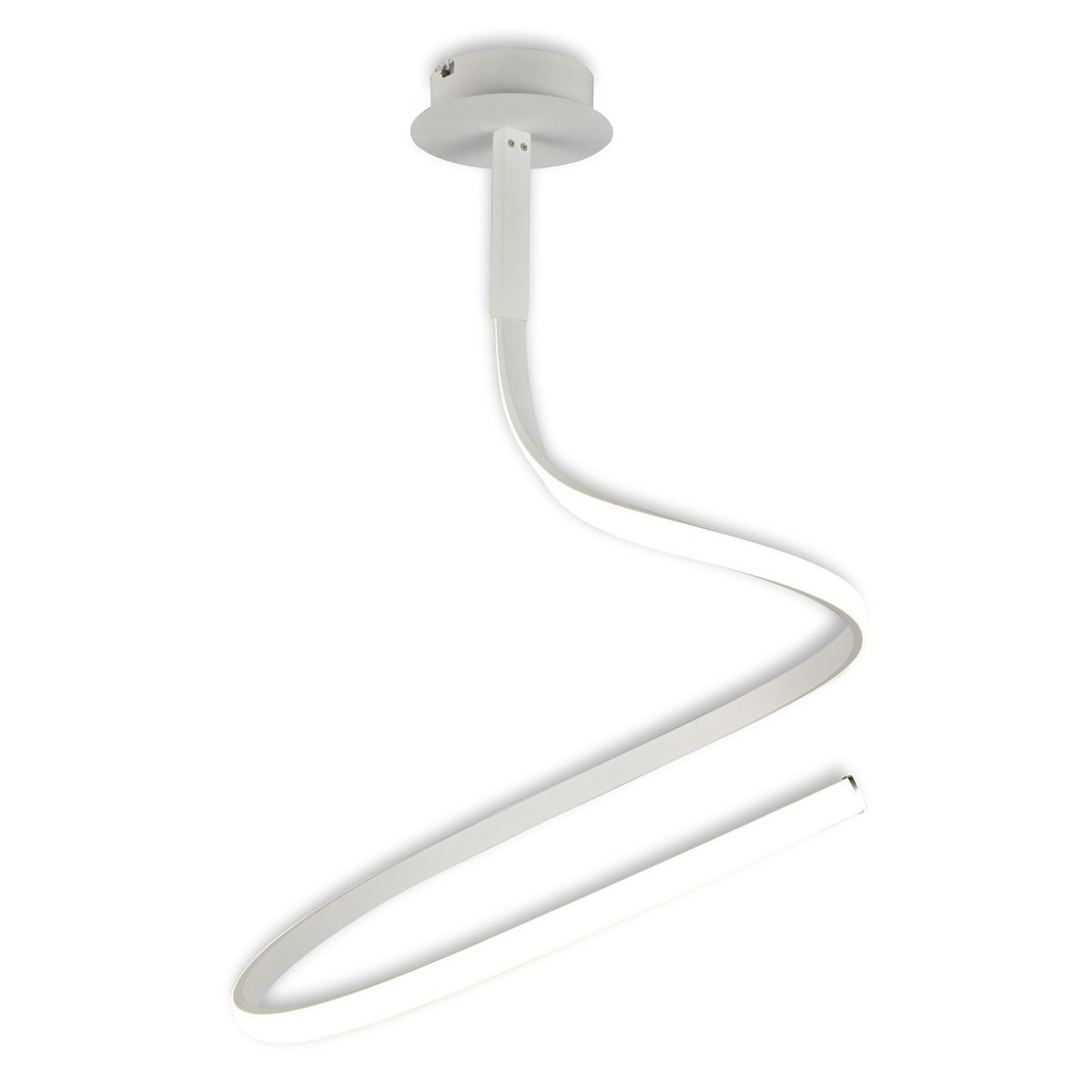 M6002 Mantra Nur LED Ceiling Semi-Flush White