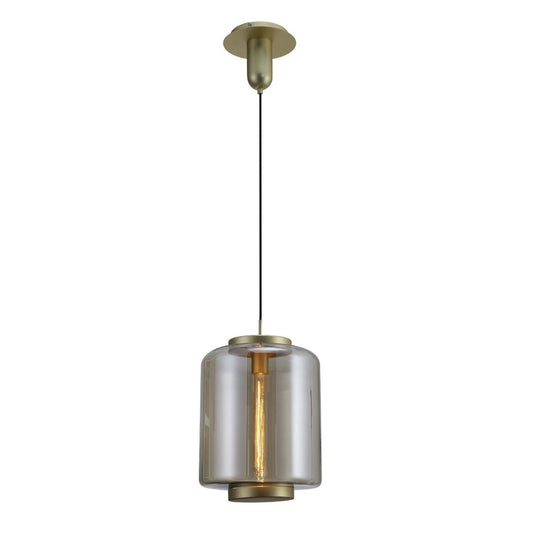 M6195 Mantra Jarras Ceiling Pendant 1 Light Matt Gold