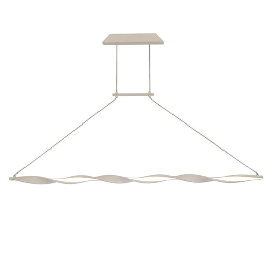 M6572  Mantra Madagascar Ceiling LED White Bar Pendant