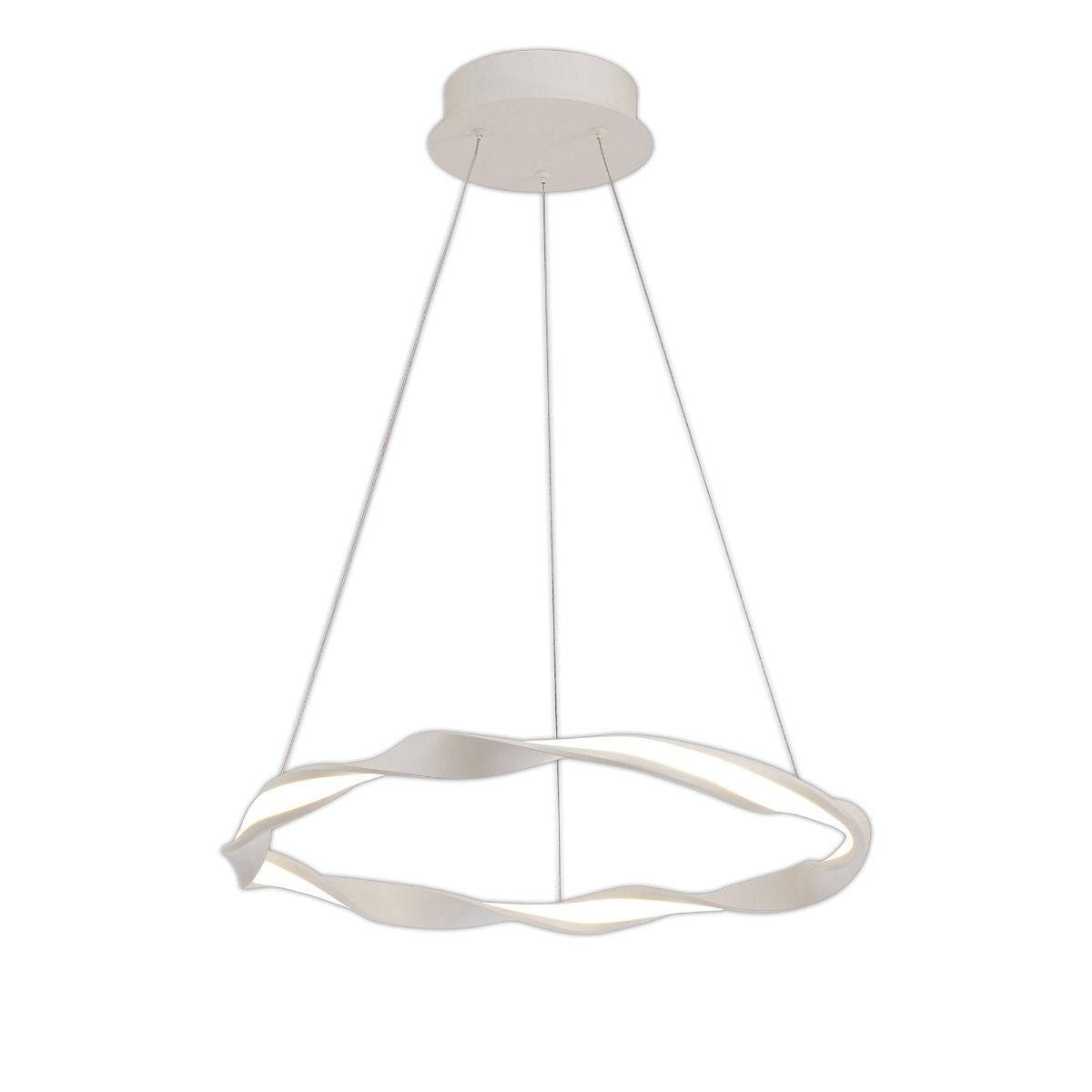 M6573 Mantra Madagascar Small Ceiling LED White Pendant