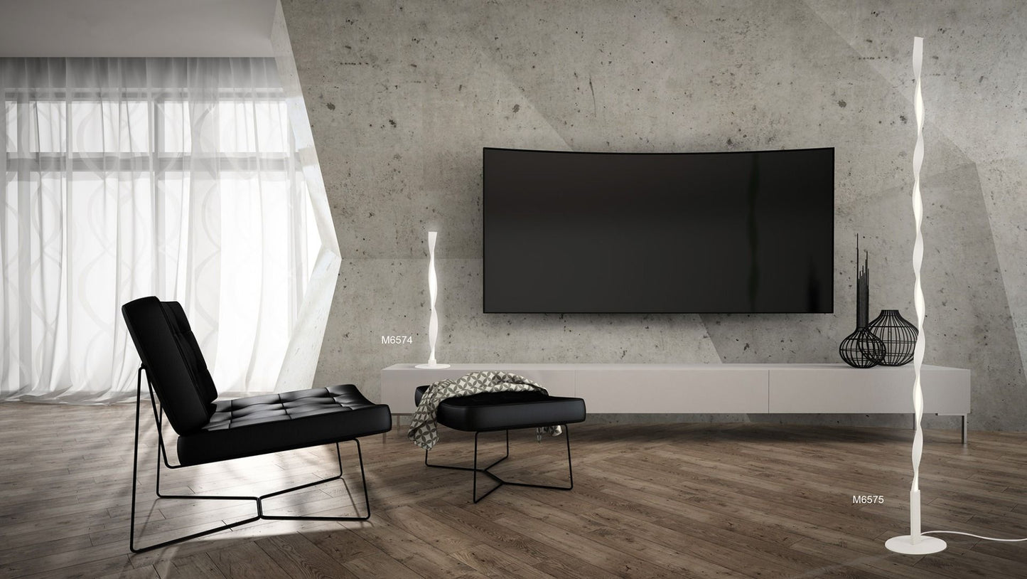 M6575 Mantra Madagascar LED White Floor Lamp