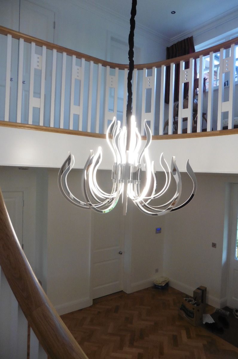 M5560 Mantra Versailles LED Polished Chrome Pendant