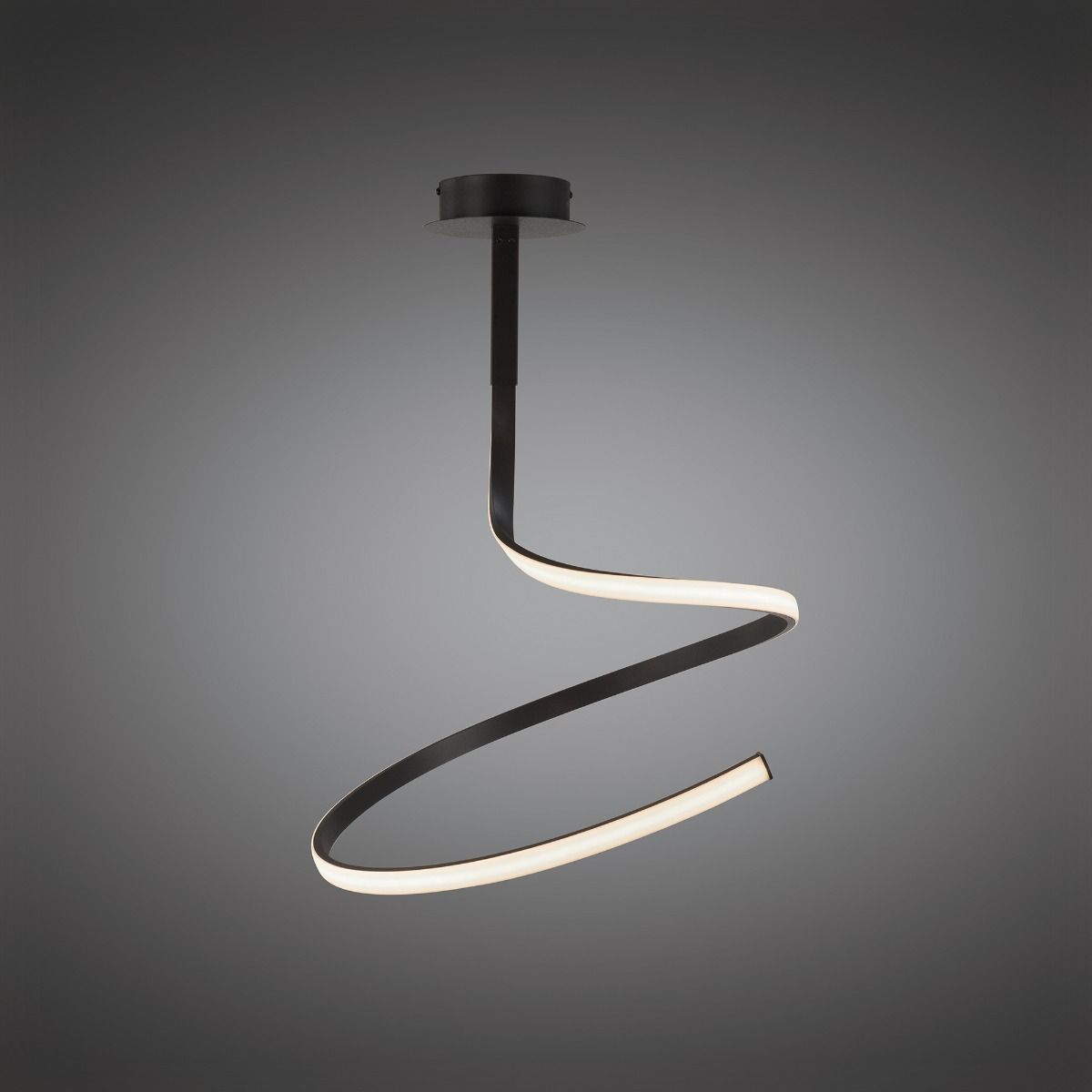 M5362 Mantra Nur Brown Oxide Modern LED Ceiling Fitting 30W Frosted Acrylic Brown Oxide