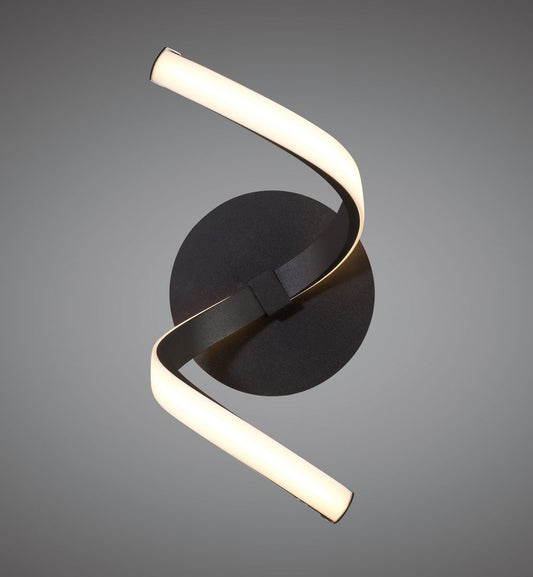 M5365 Mantra Nur Brown Oxide Wall Lamp 10W LED 2800K 850lm Frosted Acrylic Brown Oxide