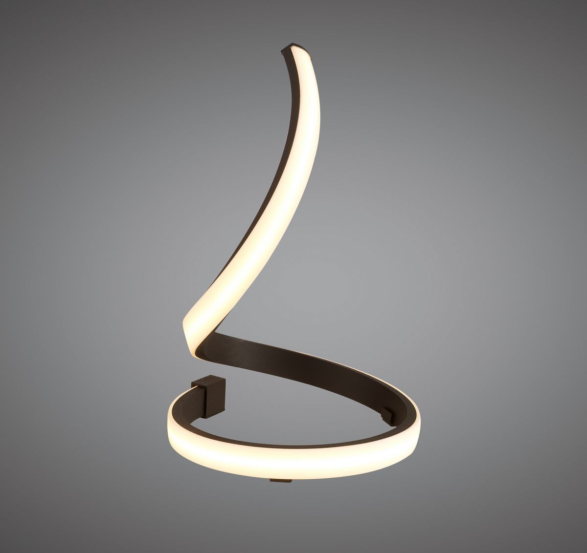 M5366 Mantra Nur Brown Oxide Table Lamp 15W LED 2800K 1200lm Frosted Acrylic Brown Oxide