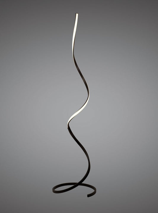 M5805 Mantra Nur BR XL Floor Lamp 20W LED 2800K 1800lm Dimmable Frosted Acrylic Brown Oxide