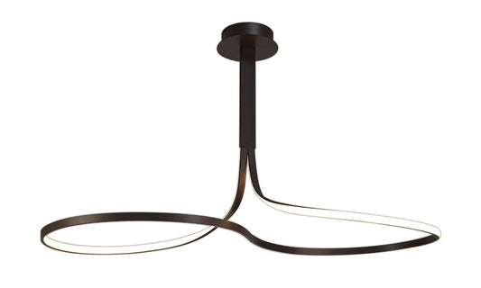 M5806 Mantra Nur BR XL Ceiling Fitting 50W LED 2800K 3900lm Frosted Acrylic Brown Oxide