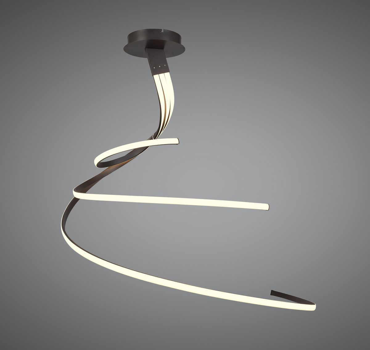 M5807 Mantra Nur BR XL LED Ceiling Fitting 80W 2800K 6200lm Frosted Acrylic Brown Oxide