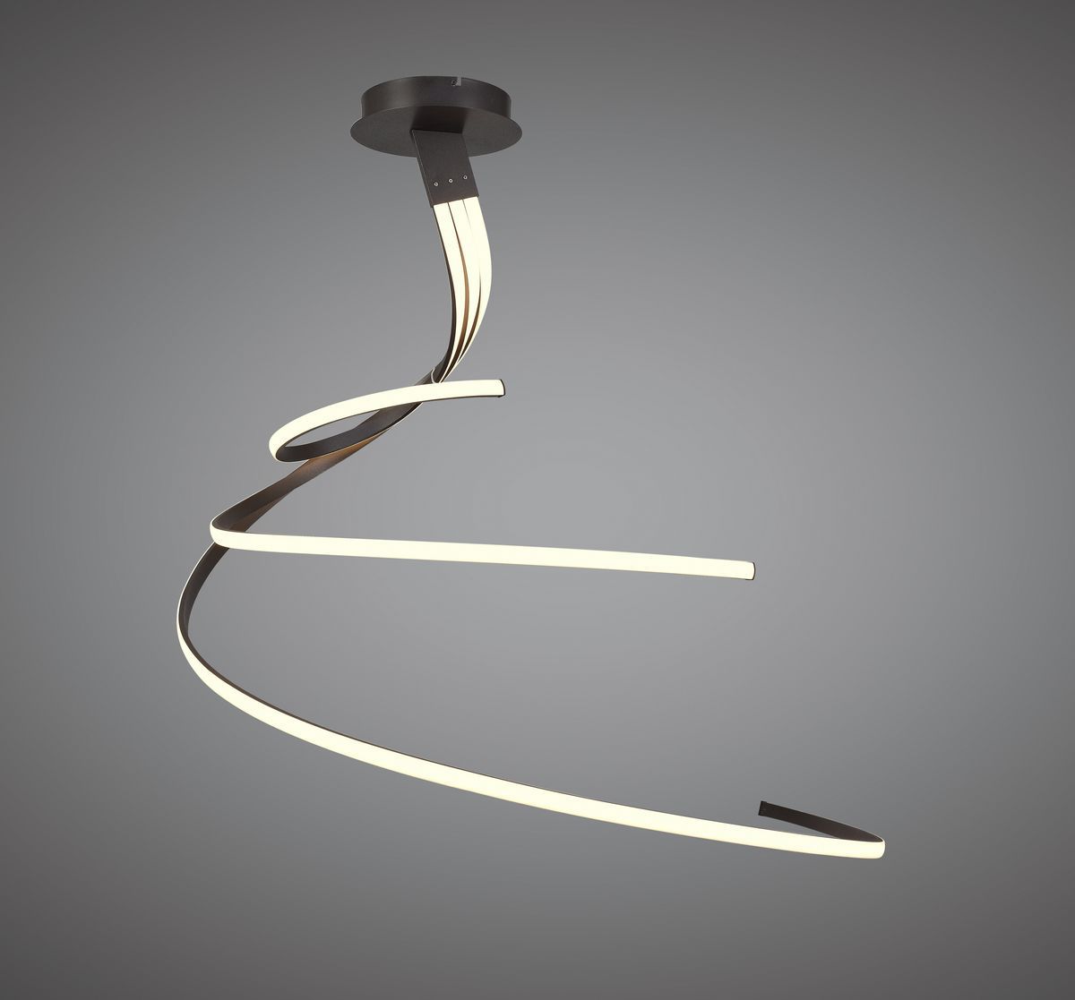 M5832 Mantra Nur BR XL LED Ceiling Fitting 80W 2800K 6200lm Dimmable Frosted Acrylic Brown Oxide