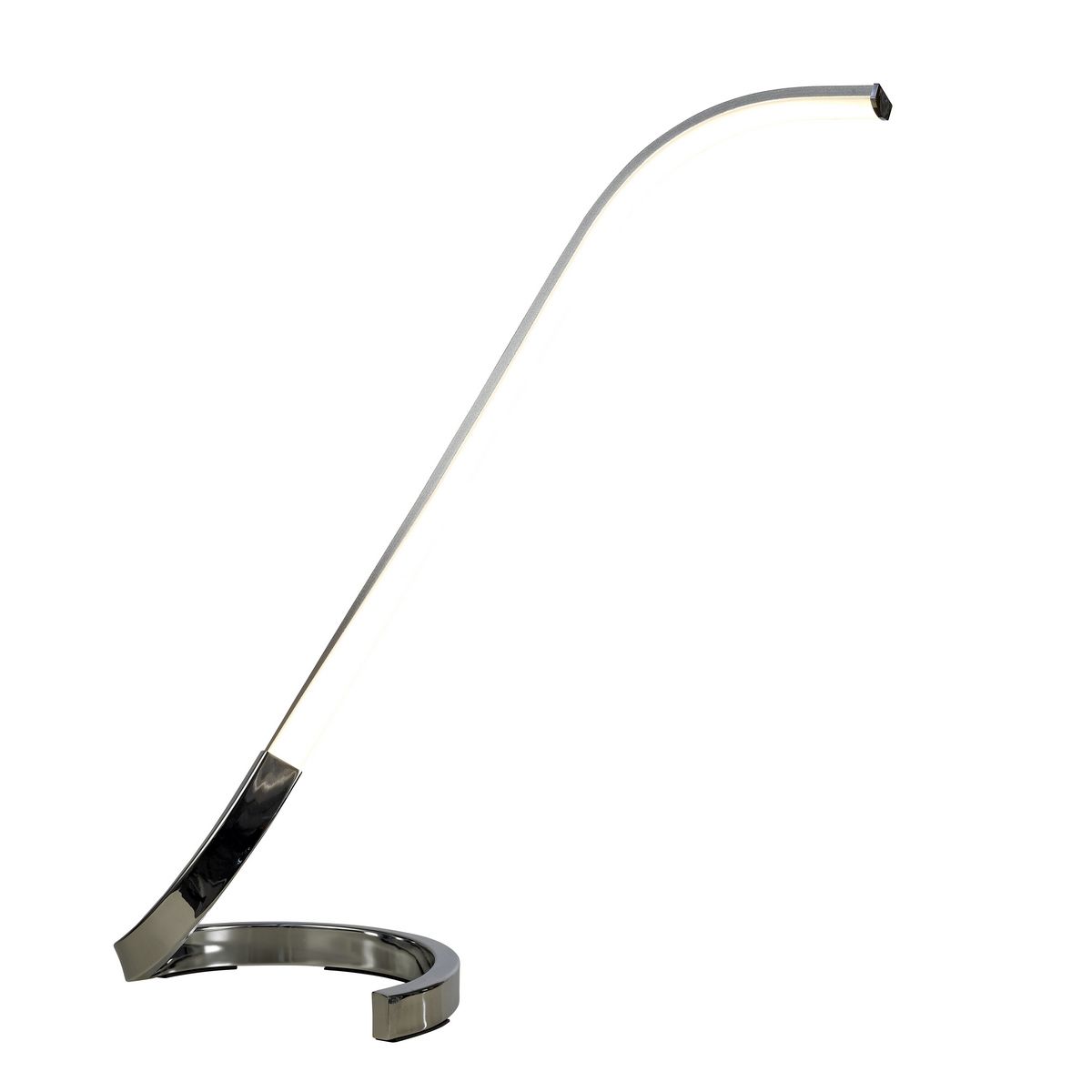 M5574 Mantra Papua 1Lt LED Silver Table Lamp