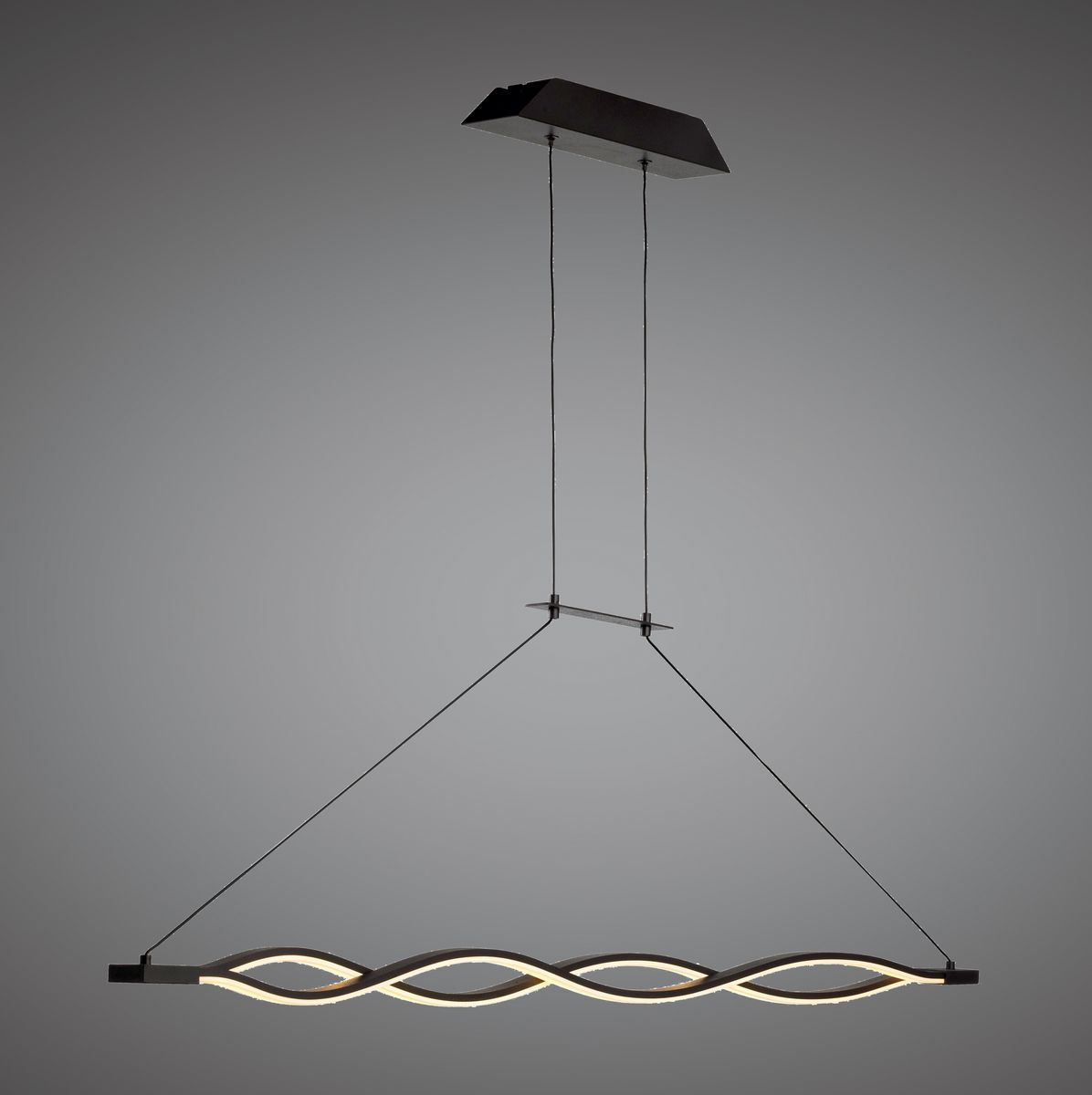 M5817 Mantra Sahara Pendant 36W LED 2800K, 2520lm, Dimmable Frosted Acrylic Brown Oxide