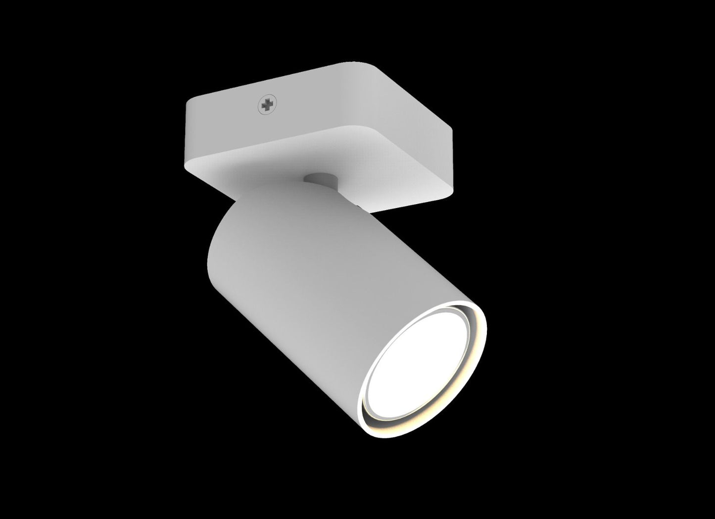 M6283 Mantra Sal 1 Light Spotlight GU10 Matt White