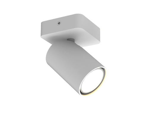 M6283 Mantra Sal 1 Light Spotlight GU10 Matt White