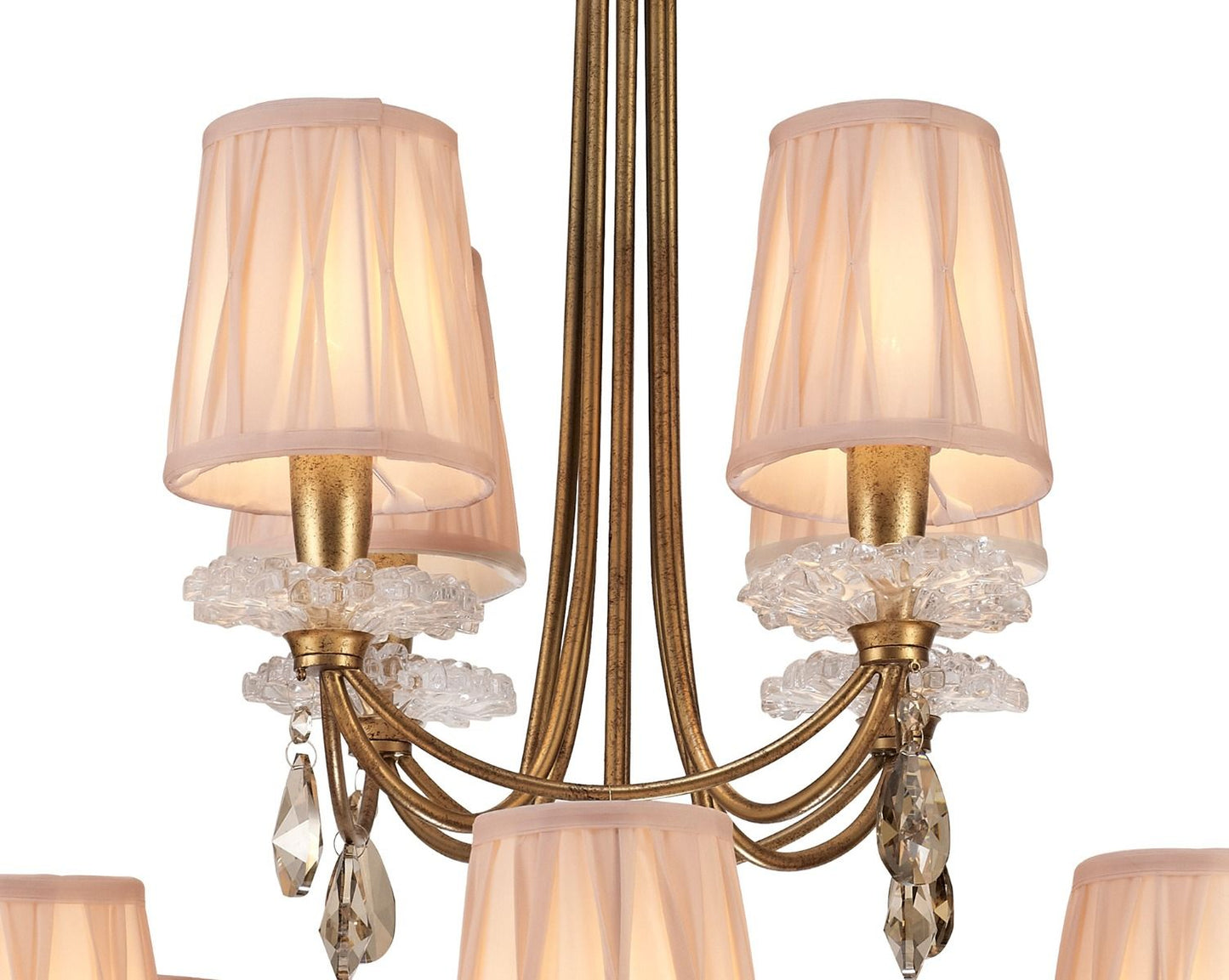 M6290 Mantra Sophie Extra Large 12 Light Gold Chandelier