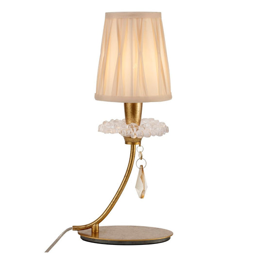 M6296 Mantra Sophie Single Table Lamp Gold